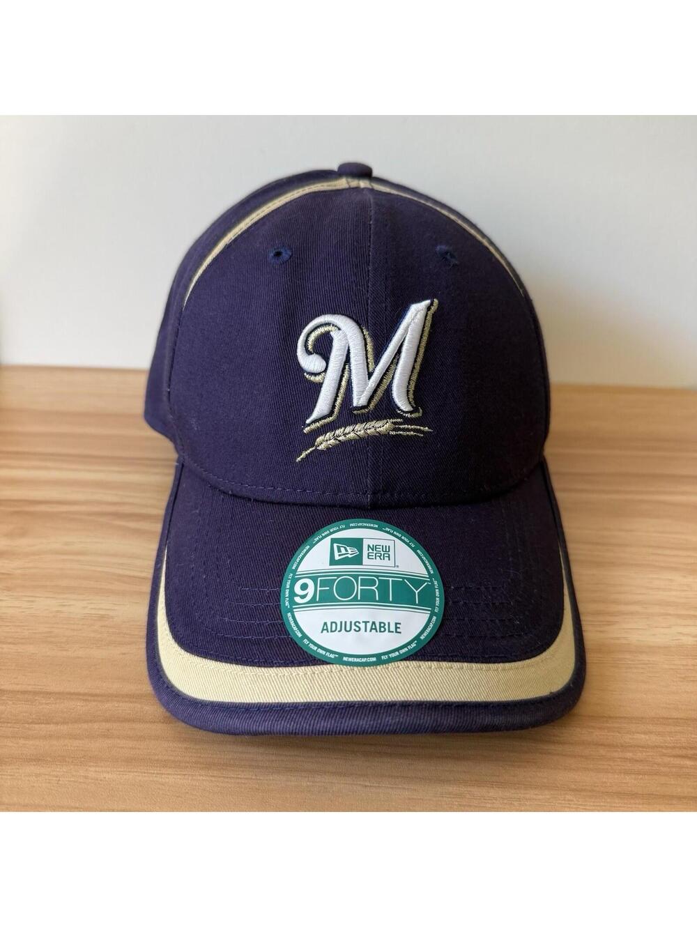 Milwaukee Brewers Cap Hat One Size New Era Men’s